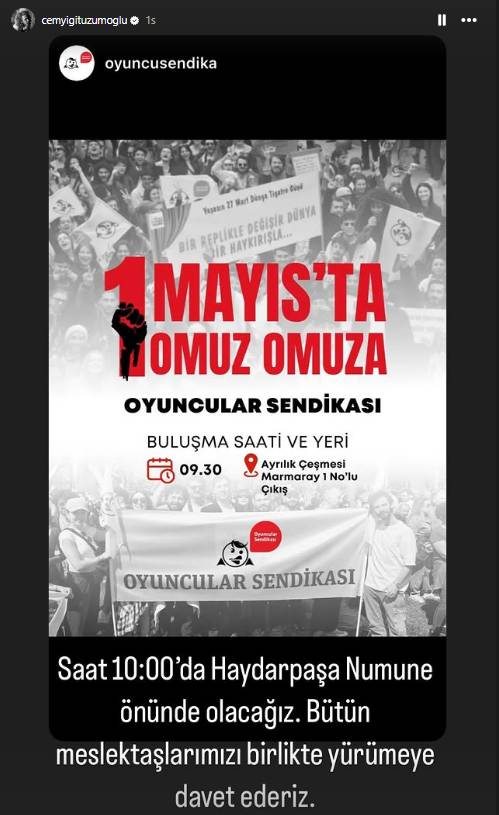 1 Mayıs’a ünlü dokunuşu! 2
